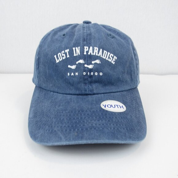 San Diego Youth Baseball Cap Unisex Lost In Paradise Adjustable California Hat - Picture 1 of 9